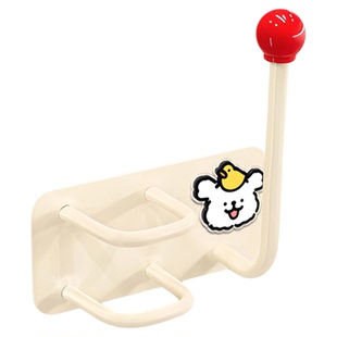 卫生间免打孔墙上挂钩发圈收纳架壁挂橡皮筋头绳发夹沐浴球收纳杆