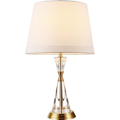 轻奢客厅水晶台灯现代简约床头灯