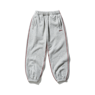 【暖芯裤】舍予良仓发热索罗娜儿童运动裤秋冬新款男女童加绒裤子