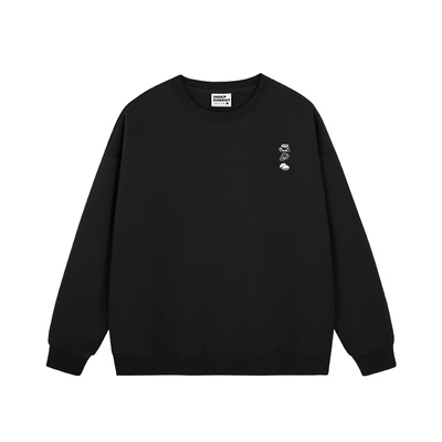 慵懒风卡通印花宽松减龄卫衣女秋