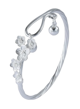 梅花铃铛手镯女超仙百搭款送女友