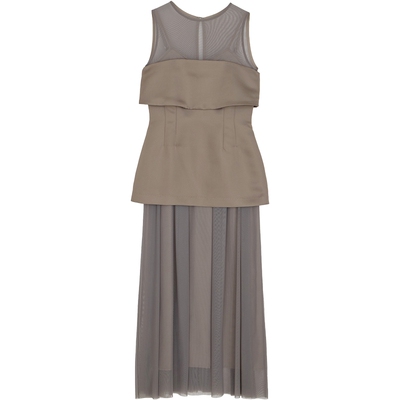 【ins博主同款】AMERI 2025春夏立体感分层连衣裙0125105150480