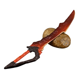 和平精英游戏传世武器熔岩双手刀金属武器模型玩具合金摆件22CM