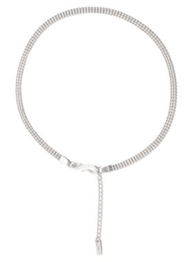 LOOM纯银原点锁骨珠链女
