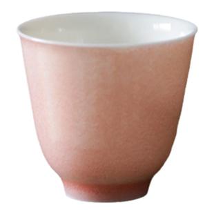 天野造物漫粉铃铛杯手工陶瓷色釉少女粉小茶杯薄胎品茗杯功夫茶具