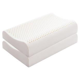 艾可麦乳胶枕头护颈椎睡眠儿童助泰国天然橡胶一对装成人正品枕芯