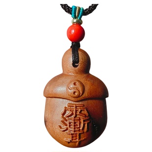 天然雷击木保真紫薇讳小肥剑开过迷你光道家挂件平安随身护符吊坠