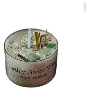 E.G.W原创手工香薰蜡烛 天然水晶高级草药香祈愿