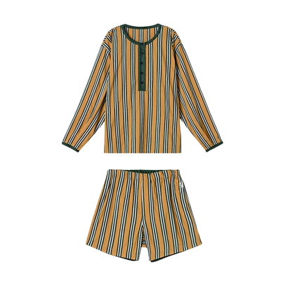 JNBYHOME条纹家居服情侣