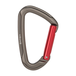 欣达户外登山攀岩主锁安全扣直门弯门钢丝门快挂扣锁扣承重装备