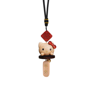 招财猫KT猫汽车挂件车载后视镜饰品新款挂饰高档出入平安吉祥物