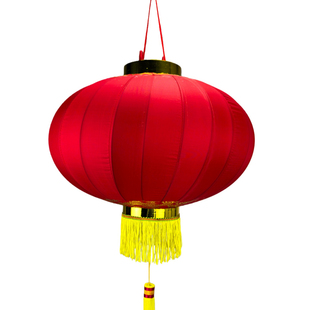 新款新年钢丝宫灯晶鑫双龙高弹新年春节挂门口红灯笼22寸直径55cm