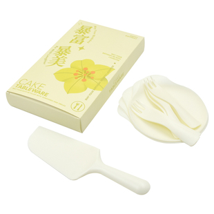 生日蛋糕烘焙一次性餐具套装礼盒刀叉盘蜡烛帽子组合五合一可定制
