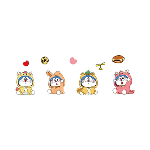 哆啦Aa梦儿童房间布置墙装饰亚克力3d立体贴挂画多巴胺雪弗板女孩