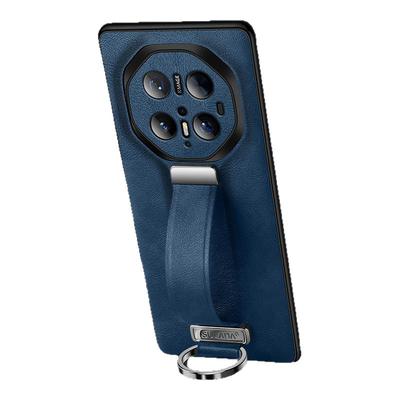 新款腕带一体支架适用华为mate70rs非凡大师版手机壳新款皮纹超薄mate70rs保时捷轻奢真皮后外壳全包防摔男女