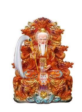 新款三清祖师像树脂摆件