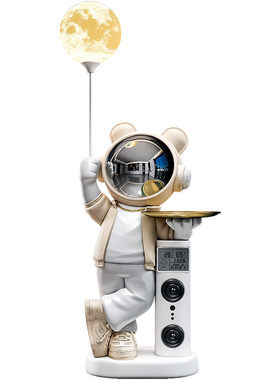 宇航员蓝牙音响落地大摆件