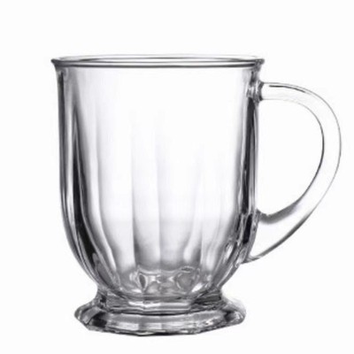 咕噜咕噜大口网红带把手牛奶杯子