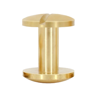 黄铜螺丝包包铆钉diy配件皮具对锁螺钉物品紧固件黄铜工字铆钉