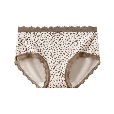 莫妮朵美拉德色系中腰三角内裤女