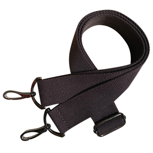 咖啡帆布背包带斜挎厚实宽肩带箱包配件固定扣替换书包带棕色双肩