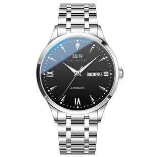 瑞士iw爱沃驰男士手表男款机械表全自动名牌正品夜光防水腕表男式