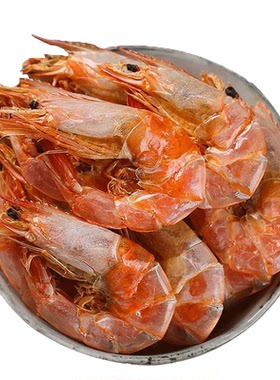 开袋即食烤虾营养健康休闲零食鲜虾干海鲜干货250g烤基围虾特大号
