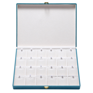 南卉新款大容量首饰收纳盒超纤戒指项链手镯套装托盘珠宝展示道具