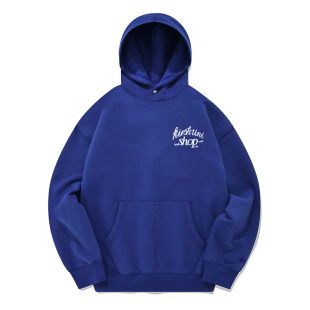 kirsh大樱桃秋冬薄绒连帽卫衣女休闲宽松字母刺绣少女百搭格雷系