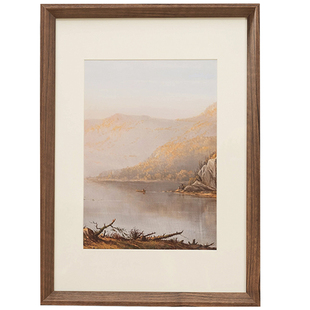 实木大相框挂墙A3营业执照4k素描装裱画框外框拼图框定制任意尺寸