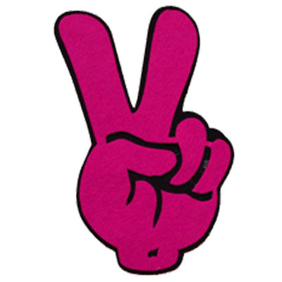 手拿胜利手势运动会开幕创意道具