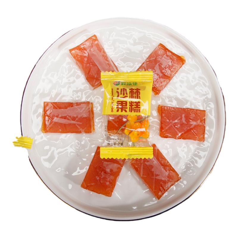 野维佳沙棘糕沙果糕内蒙古特产小吃解馋休闲好吃零食大包装果糕