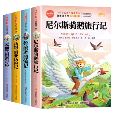 全套4册骑鹅旅行记六下必读