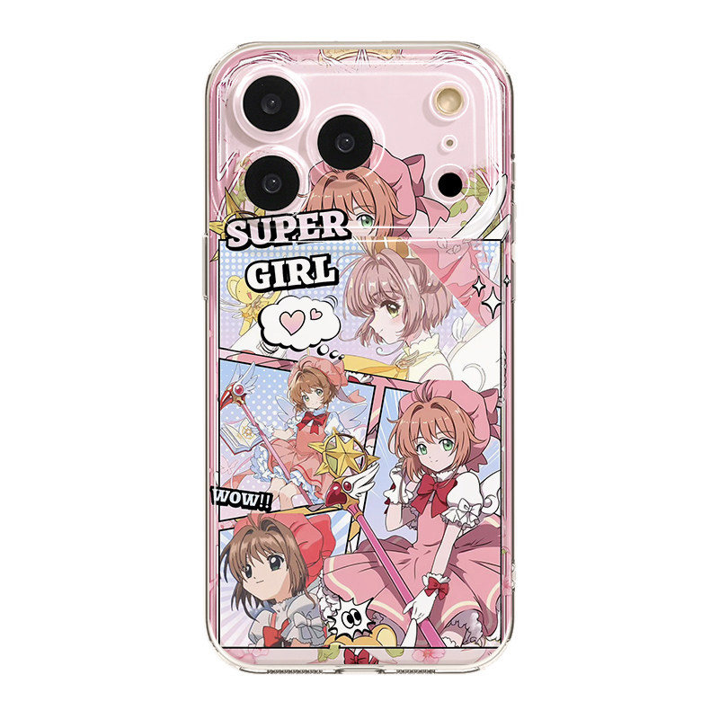魔卡少女樱适用苹果17ProMax手机壳iPhone16Pro百变小樱15Plus周边14可爱13动漫air创意12软壳11防摔外壳全包