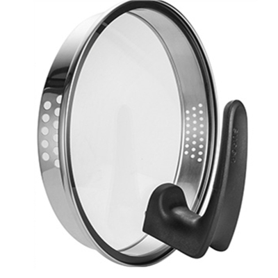 可立锅盖304不锈钢过滤孔防烫把