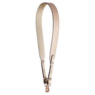 时尚减压宽肩带牛皮十字纹可调节斜挎包带替换包包肩带配件单买