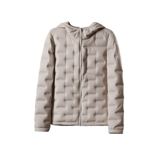 雅鹿官方冬季女连帽轻薄短款防寒保暖修身外套休闲秋冬轻便羽绒服