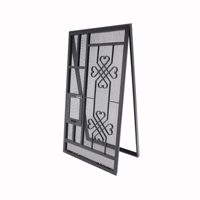 儿童防护外开防盗纱窗铝合金窗花