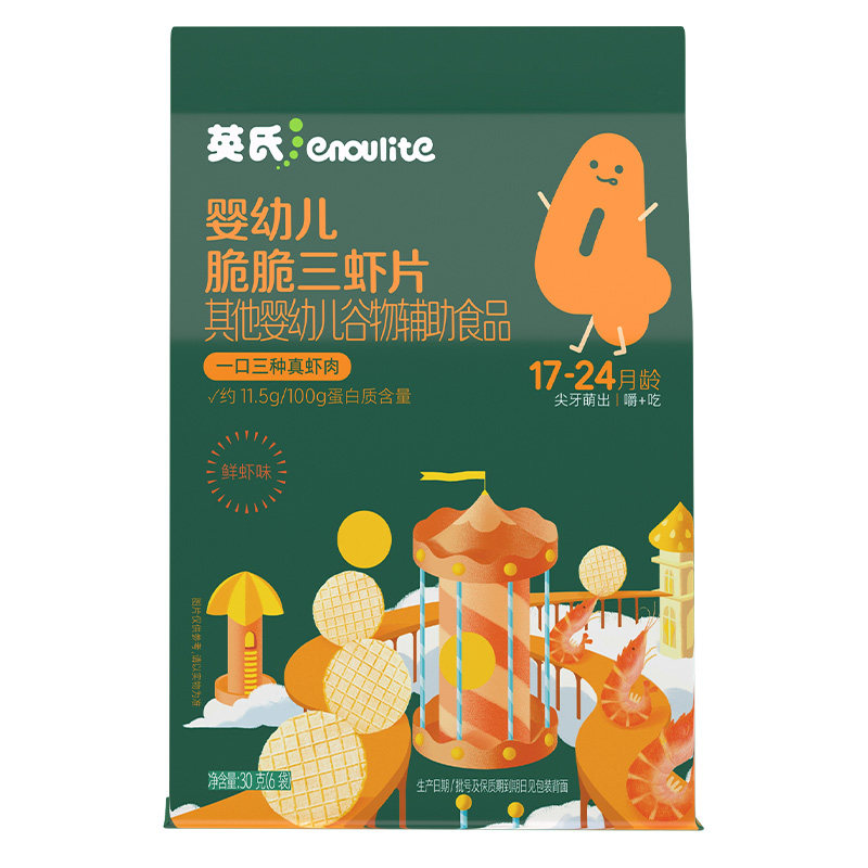 英氏虾片宝宝婴儿零食