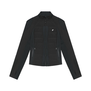 半圆女装[运动]2024冬季新款色合体款内胆羽绒服女弧线型分割