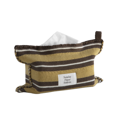 Moreover茉岛针织纸巾盒客厅高档轻奢抽纸盒家用客厅车载纸巾套