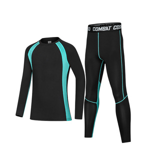 儿童篮球紧身衣训练服打底服跑步运动速干衣春秋足球健身服套装