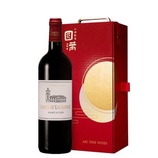 ASC精品红酒 法国波尔多朗日古堡圣朱里安干红进口白葡萄酒礼盒装