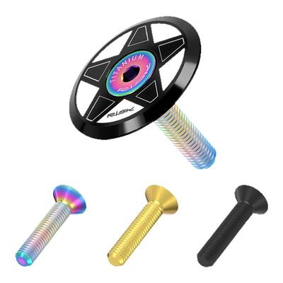 Risk M6x30/35/45mm碗组盖钛合金把立柱头平头螺丝加长油碟刹夹器