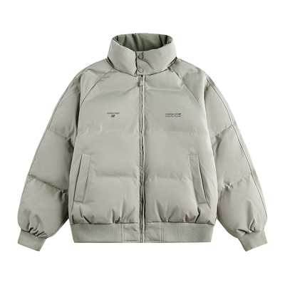 丛林老虎高级感立领休闲夹棉棉服