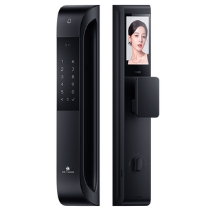 【新品】德施曼智能门锁3D人脸识别猫眼大屏指纹密码防盗智能C6F