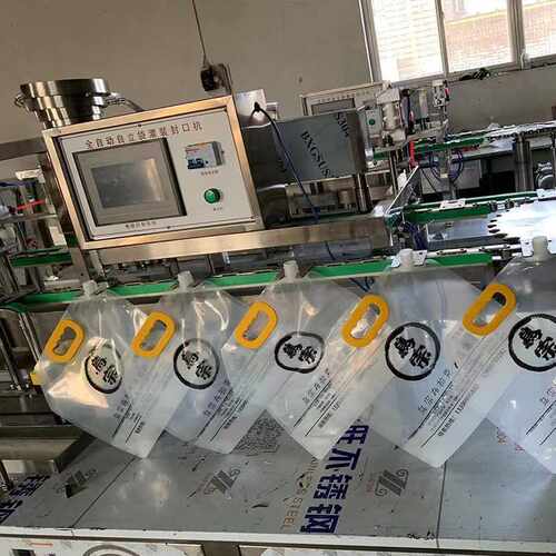 三头双头自立袋灌装机 大容量用机 洗衣液 卡瓦斯 啤酒灌装机