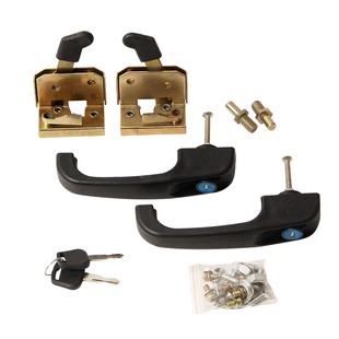 装载机铲车工程车电动车门锁通用定位锁工程机械配件厂家叉车总成