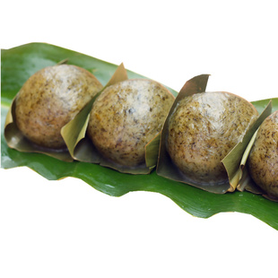 四川宜宾特产清明草叶儿粑黄粑早餐蒸食半成品猪儿粑宜宾特色早餐