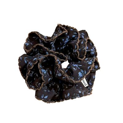 韩系慵懒风碎花大肠发圈